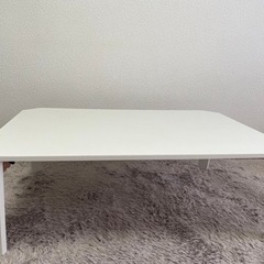 テーブル　机　幅900m 白/ホワイト/一人暮らし/折畳み可