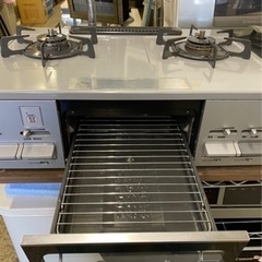 ノーリツ/NORITZ 2018年製 LPガス コンロ NG60SVL 中古 2口/左強火/プロパンガス 