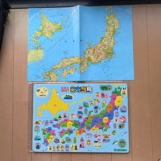 学研の日本列島パズル 海 片浜のパズルの中古あげます 譲ります ジモティーで不用品の処分