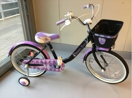 子供用自転車　18インチ(補助輪付)