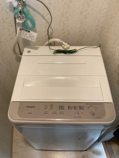 パナソニック　洗濯機　6キロ