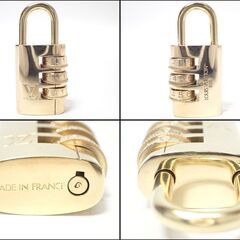AA587 ルイヴィトン ダイヤル式 パドロック 鍵 南京錠 カデナ 超美品