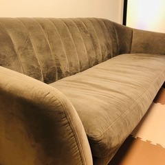 ※お約束中※【ゆったり座れる！】三人掛けソファー