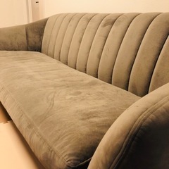 ※お約束中※【ゆったり座れる！】三人掛けソファー