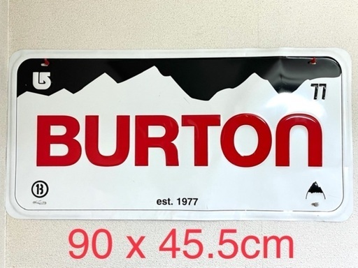 のり様専用】非売品 BURTON 特大 ショップバナー 看板 バートン