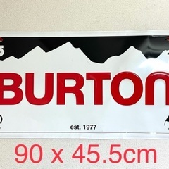 【期間限定出品】非売品 BURTON 特大バナー