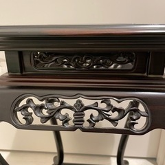 【高級‼️】黒檀　花瓶台 香炉台 花台 飾台