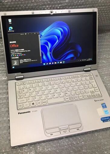 CF-AX3 Windows11 SSD128GB新品 office2021 2in1タブレット\u0026ノートパソコン両用