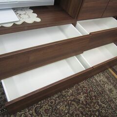 R076 高級 PAMOUNA 壁面テレビボード、壁面収納 SWシリーズ 全幅240cm ～６５㌅