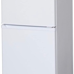冷蔵庫 IRIS OYAMA 白 90L 冷蔵冷凍