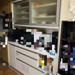 最終値下げ　ニトリ  食器棚　キッチンボード　幅160