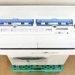 取引完了】(8)エアコン6畳用三菱電機霧ヶ峰2020年製取付販売