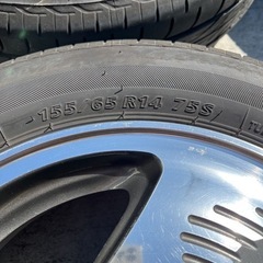 ダイハツ アトレー 純正アルミホイール 155/65R14 ブリヂストン