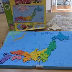 くもんの知育玩具　日本地図立体パズル　5才以上向け
