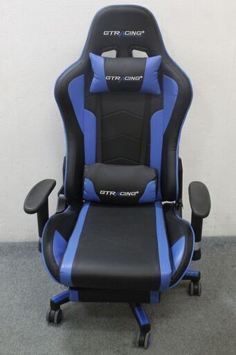 GTレーシング ゲーミングチェア スピーカー付き リクライニングチェア 