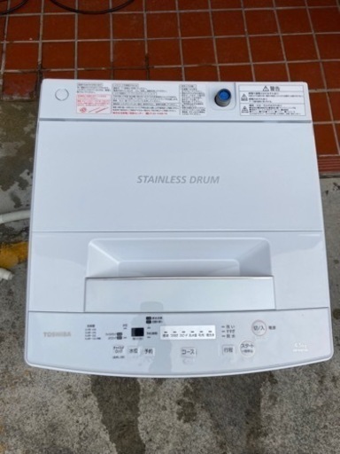 【値下げしました】洗濯機　TOSHIBA 4.5kg 　2019年製　動作OK　洗浄済み