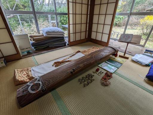 琴 13弦 美品 ミニ琴 十三弦琴 和楽器 美品！全長