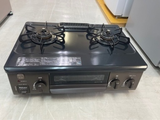 【リサイクルサービス八光　安心の3か月保証　　田上店　配達・設置OK】パロマ 　コンパクトガステーブル　IC-S37DX-L LPガス用/左強火力 ニュートラルグレー
