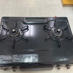 【リサイクルサービス八光　安心の3か月保証　　田上店　配達・設置OK】パロマ 　コンパクトガステーブル　IC-S37DX-L LPガス用/左強火力 ニュートラルグレー 