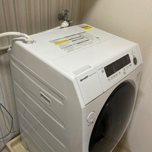 シャープ ドラム式洗濯機(右開き)2021年モデル