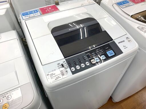 HITACHI(ヒタチ)　6.0㎏　2015年製　NW-6TY