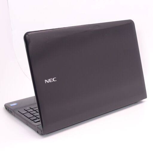 中古良品 ノートパソコン NEC PC-LS150LS6B 新品SSD搭載 Wi-Fi有 15.6型 第3世代Core i5 4GB DVDRW 無線 webカメラ Windows10 Office