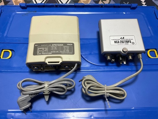 ＣＡＴＶアンテナブースター２個