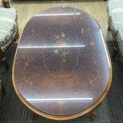 4/4【✨アンティーク❗️ロココ調❗️✨】定価¥398,000 応接/ダイニング4点セット