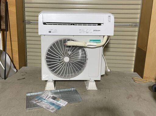 早い者勝ち！新品同様 2020年製 ハイセンス ルームエアコン HA-S22CE8 冷暖房 6～10畳用 2.2kw 室外機 HC-S22CE8  リモコン付き