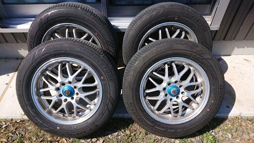 アルミホイール レーシングスパルコ 15インチ 6.5J PCD100 +45