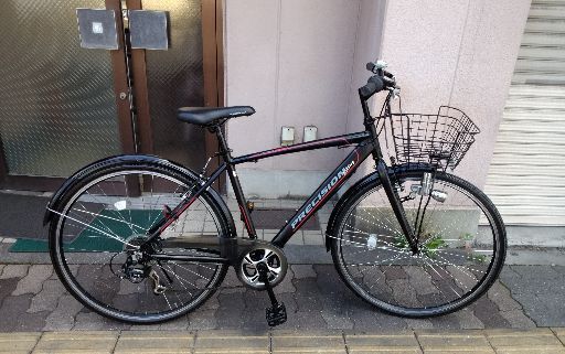 PRECISION[プレシジョン]TRG 700cクロスバイク アルミ/7speed/ブラック