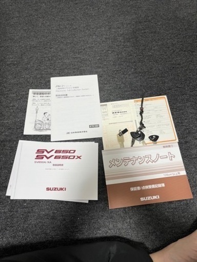スズキSV650X 2021年700kmローダウン立ちごけ1回個人出品