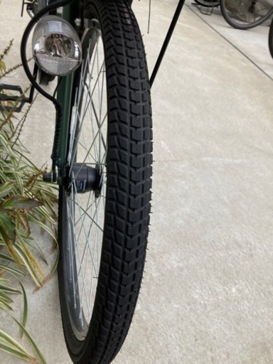 (美品)SLEEK変速自転車(太いタイヤ)