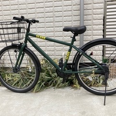 (美品)SLEEK変速自転車(太いタイヤ)