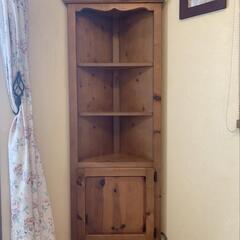 木製コーナーシェルフ　カントリー家具　enfant