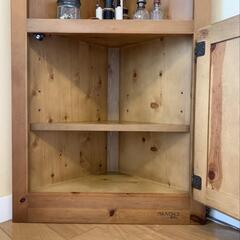木製コーナーシェルフ　カントリー家具　enfant