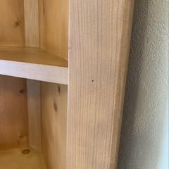 木製コーナーシェルフ　カントリー家具　enfant