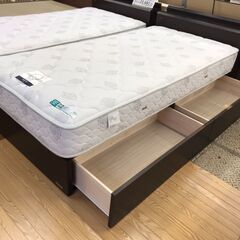 【愛品館八千代店】フランスベッド　シングルベッド　ライフトリートメント　収納付