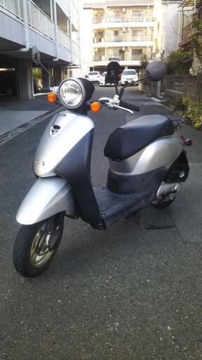 ワンオーナー【配送可\u0026整備済】ホンダ　トゥデイ　シルバー　AF67　インジェクション　原付　バイク　50cc　スクーター