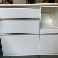 【リサイクルサービス八光　田上店　配達・設置OK】ニトリ　キッチンカウンター　アルミナ2　100CT  WH