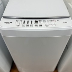 送料・設置込み　洗濯機　5.5kg Hisense 2019年