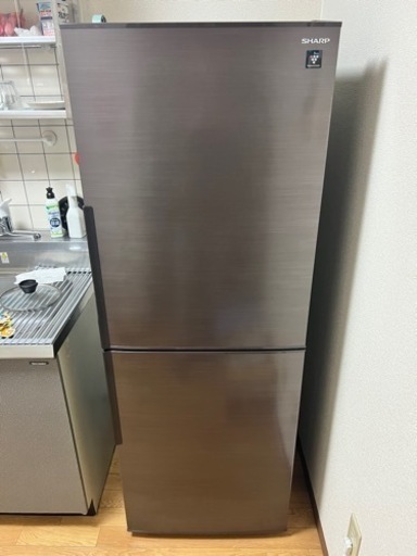 (4/9発送可能)シャープ2019年製冷蔵庫SJ-PD28E美品　長期保証
