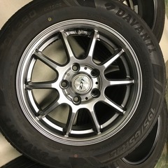 夏タイヤ4本セットLCZアルミホイール195/65R15 タイヤ　