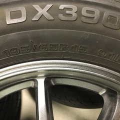 夏タイヤ4本セットLCZアルミホイール195/65R15 タイヤ　