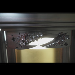 創価学会　黒檀正三方収納式15号　仏壇