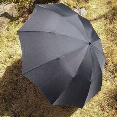 折り畳み傘/黒メンズ/アイデアル