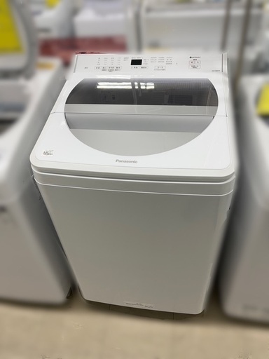 J932 美品 パナソニック Panasonic 8kg洗濯機 NA-FA80H8 2020年製　泡洗浄 高年式 洗濯機  6ヶ月保証付き！