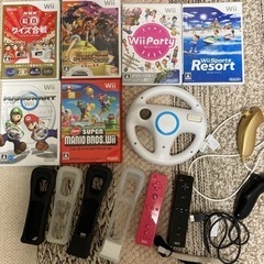 【最終値下げ】Wii本体＆カセット＆リモコンいろいろセット