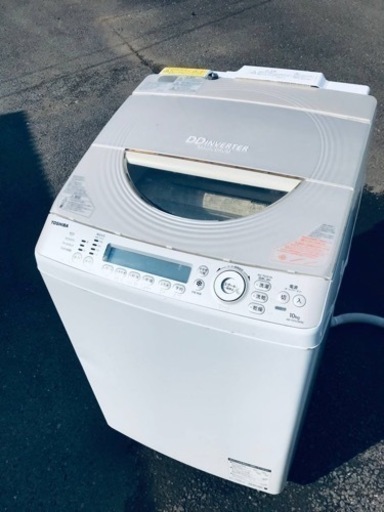 ④ET2108番⭐ 10.0kg⭐️ TOSHIBA電気洗濯乾燥機⭐️