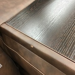 KP-23【ご来店頂ける方限定】本革　両側電動3シーターソファ　ブラウン